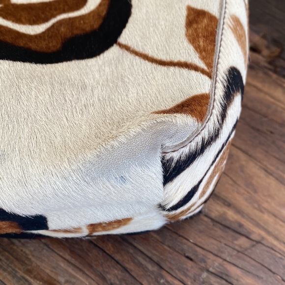 Maurizio Taiuti Tote Bag Floral Printed Calf Hair - Picture 10 of 17